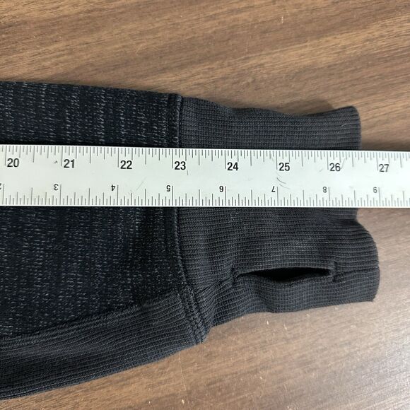 Lululemon Men’s‎ Black/Gray Marled Full Zip Heavy Scuba Core Hoodie Sz S - Picture 9 of 10